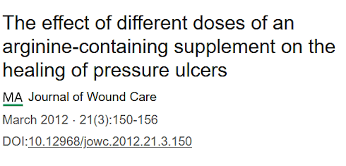 4.5 grams per day | The optimal dose of arginine for accelerated wound healing