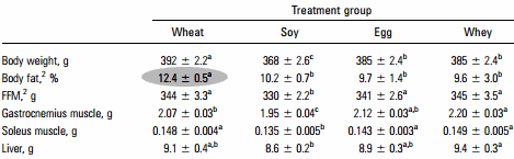 Animal study: plant-based proteins with bad amino acid profile make you fatter