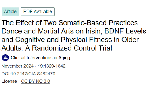 Both martial arts and dancing increase BDNF levels