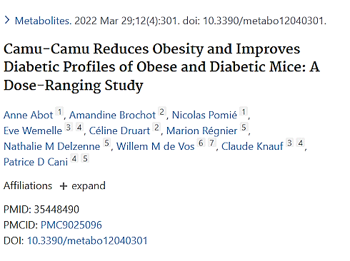 Is Camu-Camu a fat loss supplement?