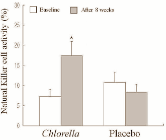 Chlorella fortifies immune system