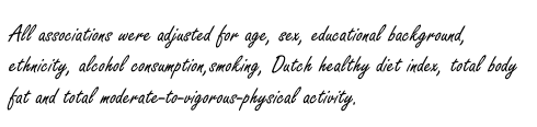 Physical activity in the evening in particular enhances insulin sensitivity