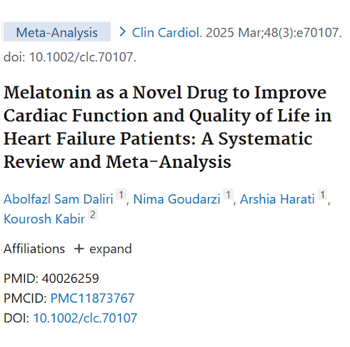 Heart failure? Melatonin may make you healthier