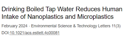 How to remove microplastics from drinking water