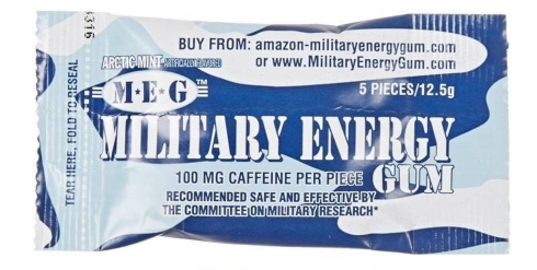Caffeine chewing gum works twice as fast as caffeine in pills or capsules