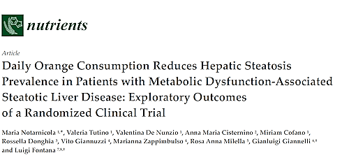 How many fresh oranges do you need to degrease your fatty liver?