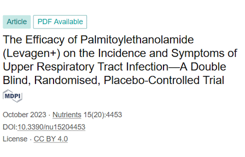 PEA protects against colds, flu - and perhaps also Covid