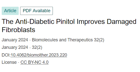 Pinitol protects the skin against UV light (and possibly slows down skin aging)