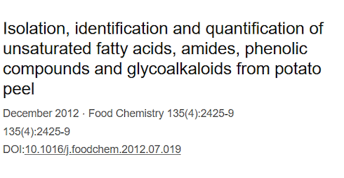 It's true | The most nutritious part of the potato is its peel