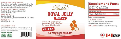 Why supplements are a better source of 10-DHA than fresh Royal Jelly