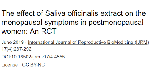 Sage after menopause | An RCT (but not really)