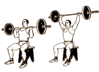 Best shoulder-press: standing and with dumbbells