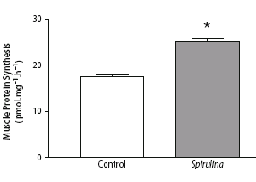 Spirulina more anabolic than casein