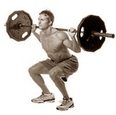 Training programmes in which strength athletes perform squats by doing lots of reps and sets with relatively low weights harbour danger. According to sports scientists at the University of Connecticut, athletes tend to get sloppy when performing these kind of squats and as a result strength and muscle mass get less stimulus. What's more they can also cause injuries.