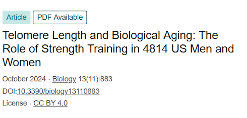 At the molecular level, more strength training makes you years younger