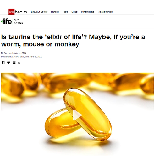 Fifty scientists after a decade of research: taurine may be an anti-aging drug