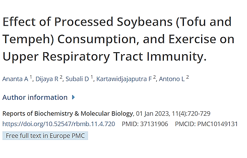 Strength training + tempeh = better virus protection