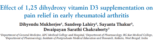 Rheumatic patients can reduce the pain in their joints by several tens of percent if they take vitamin D supplements. Astronomical dosages are not necessary.