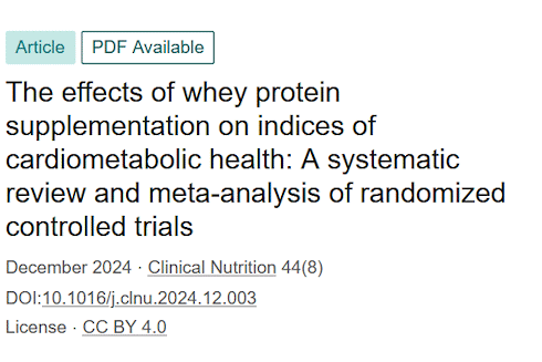 Lower your LDL, supplement with whey